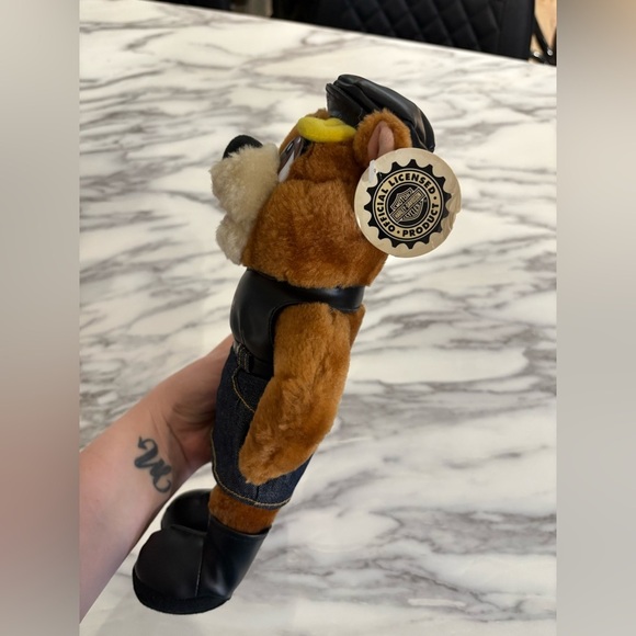 NWT-1998 HARLEY DAVIDSON BIKER BABE BEAR PLUSH - Picture 3 of 6